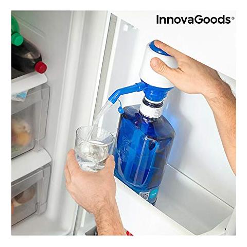 Acqua Di Innovagoods Dispenser Per Caraffe Xl Watler, E Blu Bianco, 8 X 16,5 X 18 Cm - Foto 5