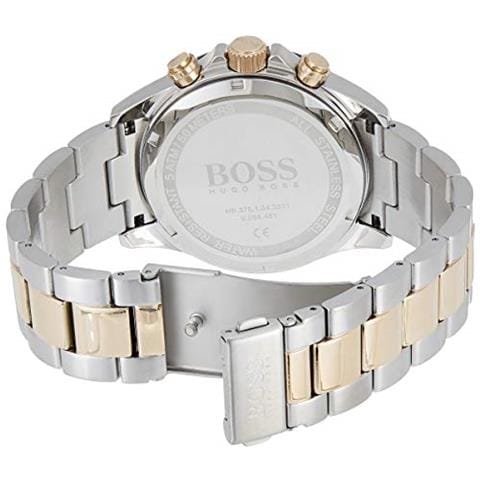 Chronograph Orologio Uomo Quarzo Acciaio Inox Con Cinturino In 1513757 - Foto 2