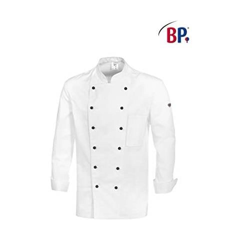 1500-130 Giacca Da Cuoco Da Uomo In Puro Cotone, Bianco, Taglia 60 - Foto 1