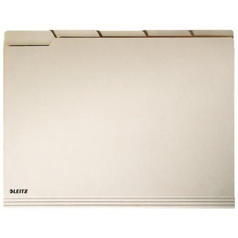 Leitz Einstellmappe, Mit Taben, A4, Chamois - Fr Den Markt: D - L - A - Ch - 100 Stck (2434-00-11)  - Foto 1