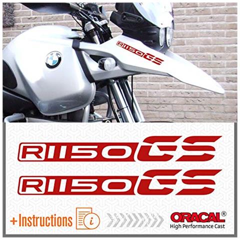 2pz Adesivi Compatibile Con Moto R1150 Gs Motorrad R 1150 (rosso) - Foto 1