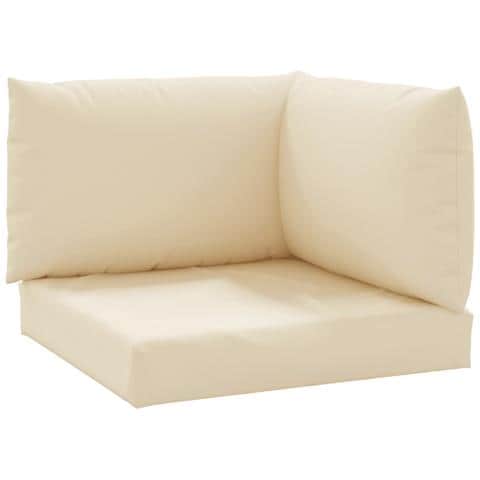 Cuscini per Pallet 3 pz Beige in Tessuto Oxford - Foto 1