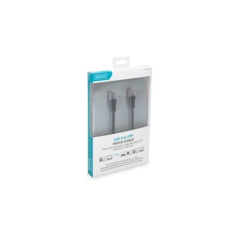 1m Cat6 S-FTP, RJ-45, RJ-45, Maschio / maschio, Cat6, S / FTP (S-STP) , Nero - Foto 1