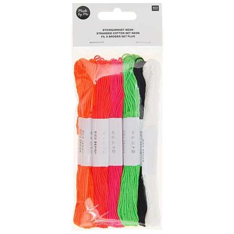 10 Fili Da Ricamo In Cotone - Fluo - Foto 1