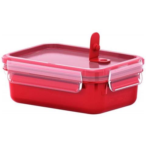 517771 Lunch Container 0.55l Polipropilene (pp), Elastomero Termoplastico (tpe) Rosso, Trasparente 1pezzo (i) Contenitore Portapranzo - Foto 1