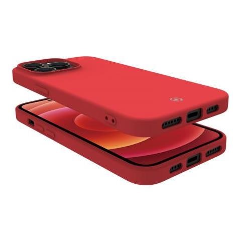 Feeling Iphone 14 Pro Max Cover In Silicone Soft Touch Red - Foto 2