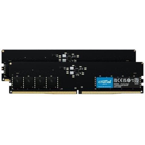 Memoria UDIMM CT2K16G56C46U5 32 GB (2x16 GB) DDR5 5600 MHz CL46 - Foto 1