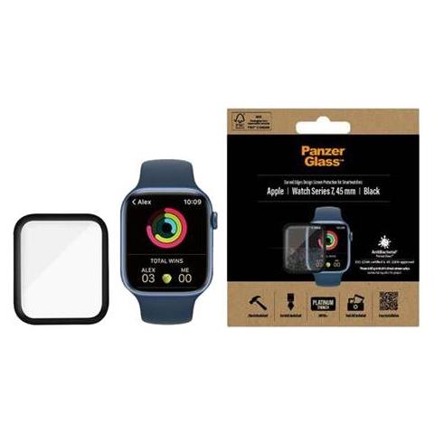 Vetro Proteggischermo Per Apple Watch Serie 7 45mm, Trasparente - Foto 8