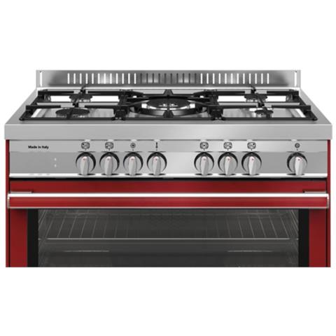 ST965MRS cucina Rosso, Acciaio inossidabile A+ - Foto 3