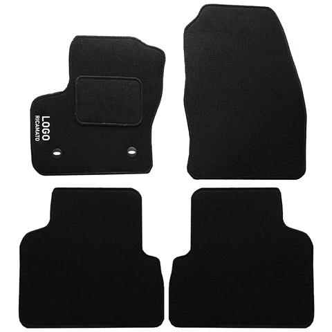 Tappetini Auto Compatibili Per C-max Ii Serie | Tappeti Sagomati | In Moquette Nera | Logo Ricamato Battitacco E 2 Clip Di Fissaggio | Accessori Interni - Foto 1