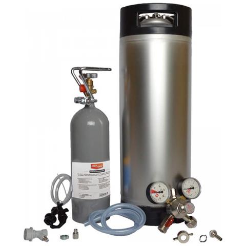 Set Completo Di Fusti A Pressione - Keg Da 19 Litri + Bombola Di Co2 + Manometro + Connessioni - Foto 1