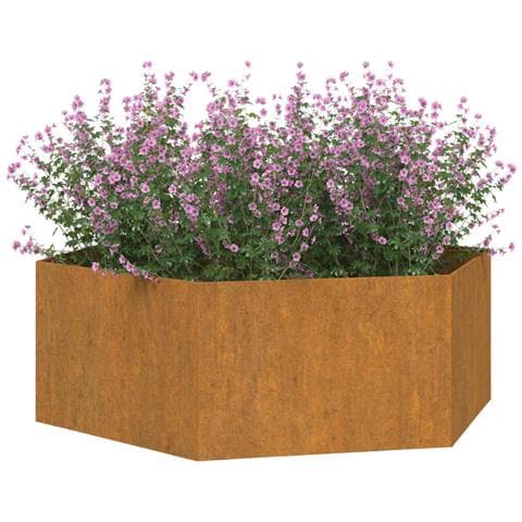 Fioriera Ruggine 138x120x45 cm Acciaio Corten - Foto 11