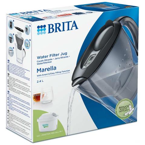 Brocca Filtrante Carafe Marella Grafite Plastica 2,4 L - Foto 9
