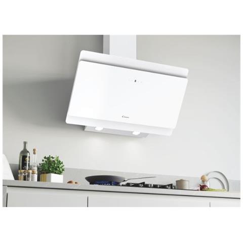 Cappa a Parete Inclinata Cvma90w 90 cm Colore Colore Bianco - Foto 13
