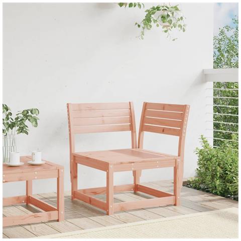Divano Angolare Da Giardino 73x73x78 Cm Legno Massello Douglas - Foto 3