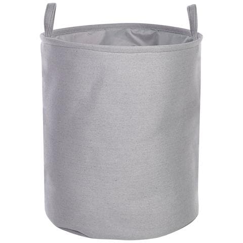 Set Di 3 Cestini Archa Cotone Grigio - Foto 2