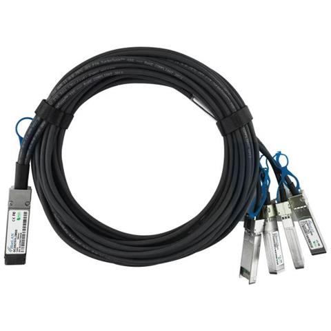 Blueoptics Mcp7f00-a001-bl Cavo Infiniband 1 M Qsfp28 4xsfp28 Nero, Argento - Foto 1