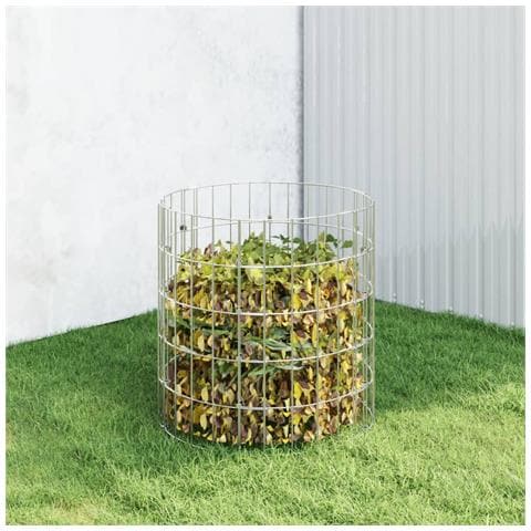 Compostiera Da Giardino 50x50 Cm In Acciaio Zincato - Foto 1