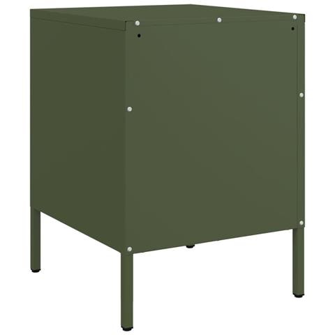 Comodini 2 Pz Verde Oliva 36x39x50,5 Cm In Acciaio - Foto 10