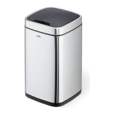 TOUCH 12L Rettangolare Acciaio inox Argento, Nero - Foto 1