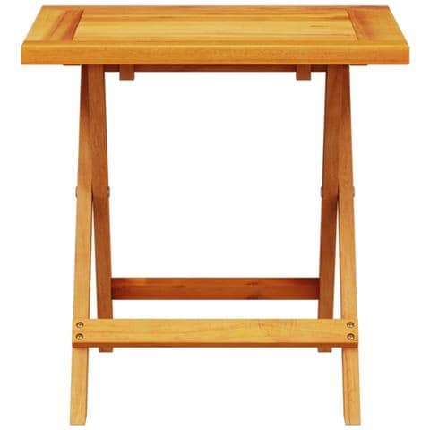 Tavolino Da Giardino 40x40x40 Cm In Legno Massello Di Acacia - Foto 3