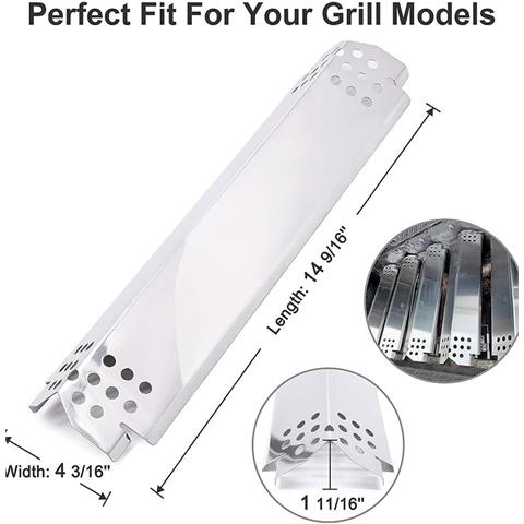 Piastre Riscaldanti Per Grigliate Uniformi, Confezione Da 4 - Foto 4