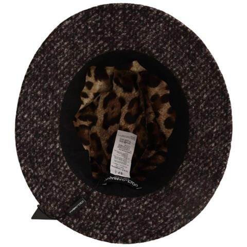 Cappello In Tweed Testurizzato Misto Grigio Melange - 59 Cm-l - Foto 5