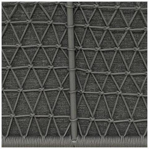 Asteroid - Salotto Con Struttura In Alluminio E Braccioli E Schienali In Rivestimento In Corda In Pvc - Foto 2