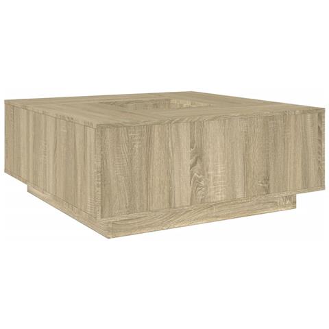 Tavolino Salotto Rovere Sonoma 100x100x40 Cm Legno Multistrato - Foto 2