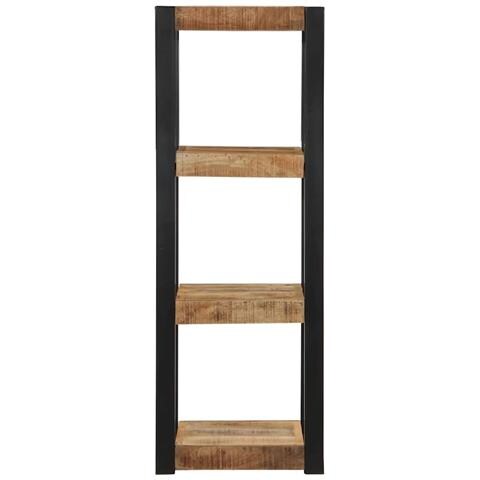 Mensola Da Parete 35x35x100cm In Legno Massello Di Mango Grezzo - Foto 2