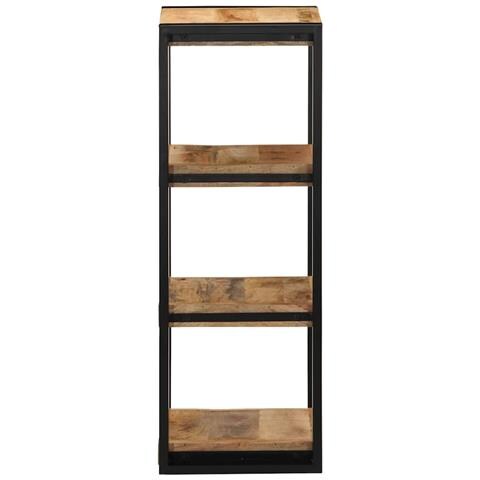Mensola Da Parete 35x35x100cm In Legno Massello Di Mango Grezzo - Foto 3