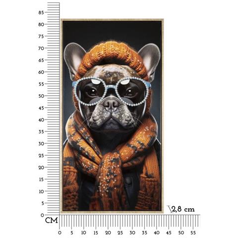 Stampa Su Tela Cane 11 - Multicolore - Legno - 42,5x2,8x82,5 Cm - Foto 7