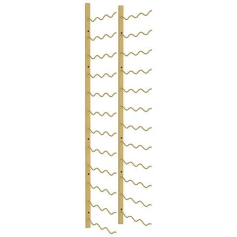 Portavini Da Parete Per 36 Bottiglie Oro In Ferro - Foto 1