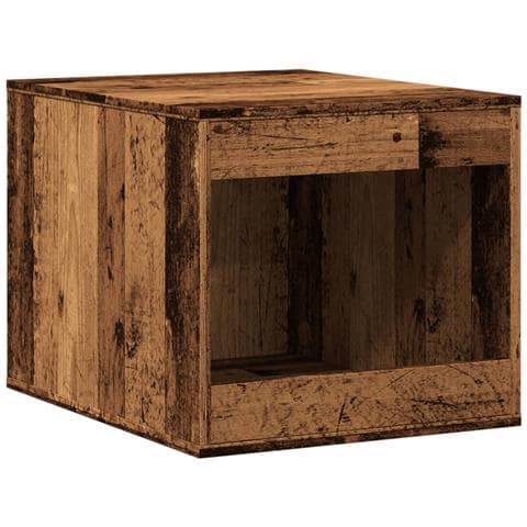 Recinto Lettiera Gatti Legno Vecchio 47x59x42 cm in Truciolato - Foto 1