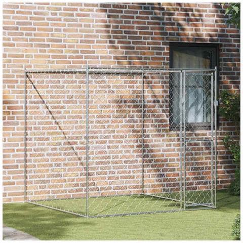 Gabbia per cani 2 x 2 x 2 m Acciaio - Foto 2