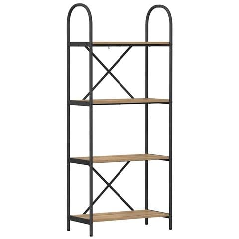 Libreria rovere artigianale 60 x 30 x 146 cm Legno multistrato - Foto 1