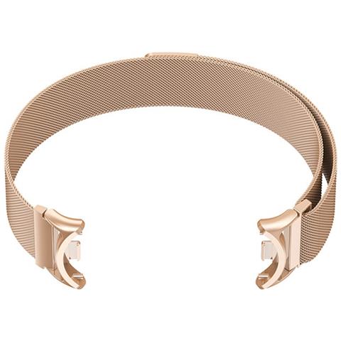 Cinturino In Metallo Compatibile Con Xiaomi Band 8/9/10 - Design Magnetico A Molla Pinkgold - Foto 2