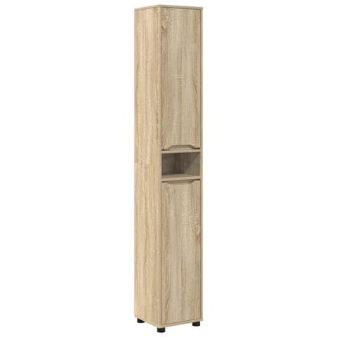 Mobile da Bagno con porta Rovere Sonoma 30,5 x 30 x 195 cm - Foto 1