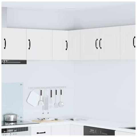 Pensile cucina Bianco 57 x 57 x 40 cm Legno multistrato - Foto 2