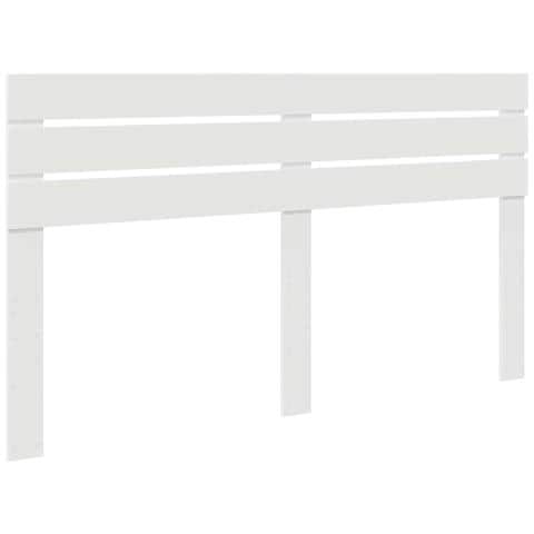 Testiera con testiera Bianco 200 cm Legno multistrato - Foto 1