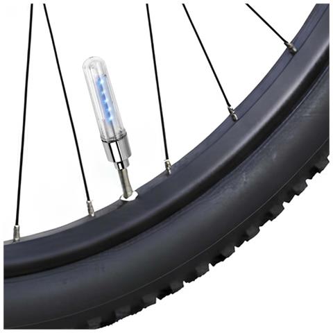 Luce Notturna Per Valvola A 5 Led Monocolore Per Bicicletta, Moto E Auto - Foto 1