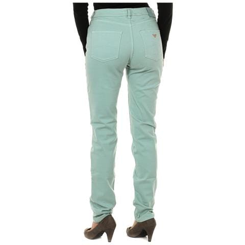 Pantalone Lungo In Tessuto Elasticizzato 6y5j18-5n2fz Donna - Foto 3