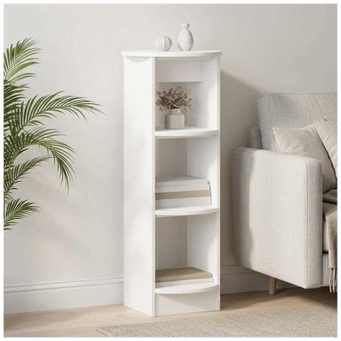 Mobile laterale Bianco 40 x 40 x 100 cm Legno ingegnerizzato - Foto 2