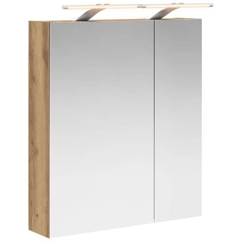 Mobiletto per specchio da bagno con porta Rovere Artigianale - Foto 1