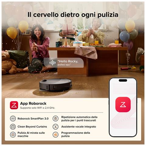 Qrevo Edge 2 Set Robot Aspirapolvere Lavapavimenti, Base Tutto in Uno, 25.000 Pa, 7,98 cm, LDS Retrattile, FlexiArm, Antigroviglio, Autopulizia 80°C, Evita 280+ Ostacoli, Videochiamata, Nero - Foto 9
