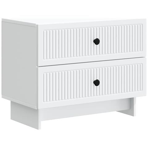 Armadio da Notte con cassetto Bianco 62 x 34,5 x 47,5 cm - Foto 1