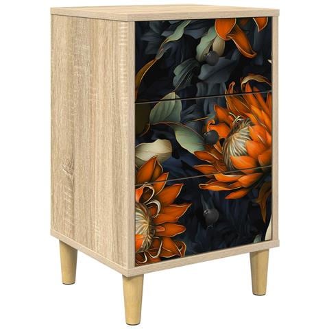 Armadio da Notte LOCHEM Rovere Sonoma 36 x 33 x 60 cm - Foto 1