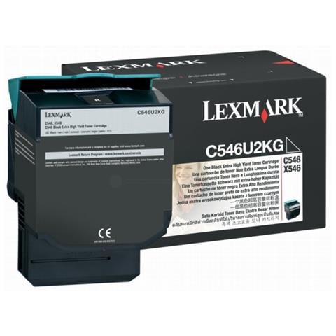 C546U2KG Toner Originale Nero per Lexmark C546 / X546 Capacità 8000 Pagine - Foto 1