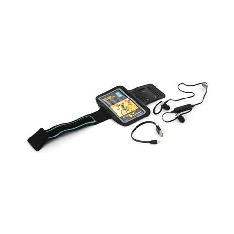 Bracciale Sportivo E Auricolari Bluetooth Con Microfono Pm1075b Nero - Foto 1