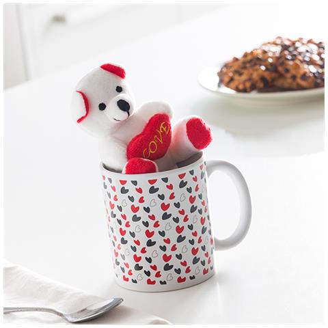 OOTB- Tazza Bianca in Terraglia, Multicolore, 144265 - Foto 2